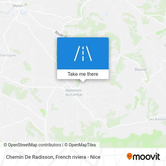 Chemin De Radisson map