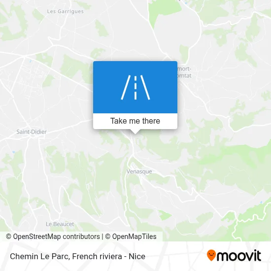 Chemin Le Parc map