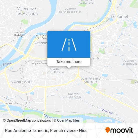 Mapa Rue Ancienne Tannerie