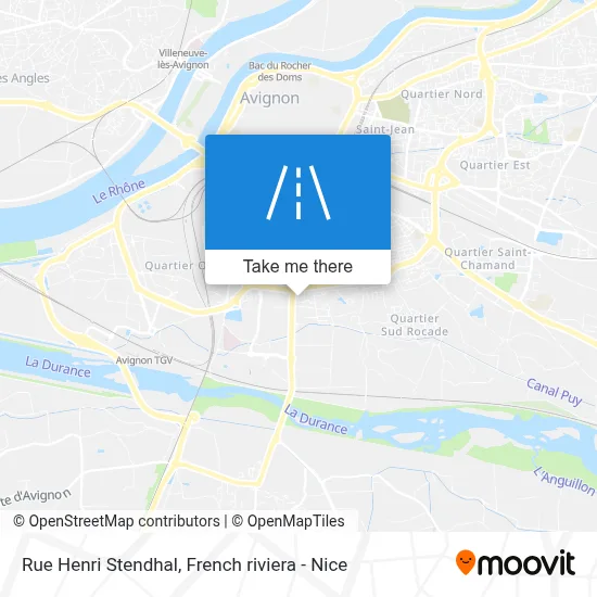 Rue Henri Stendhal map