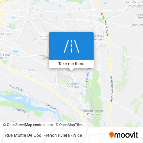 Rue Moitié De Coq map
