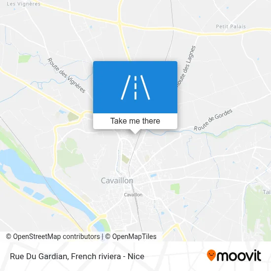 Rue Du Gardian map