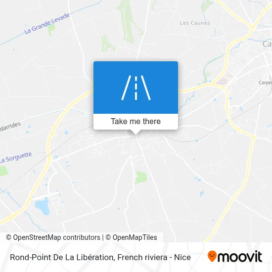 Mapa Rond-Point De La Libération
