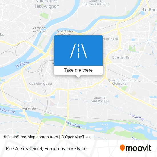 Mapa Rue Alexis Carrel