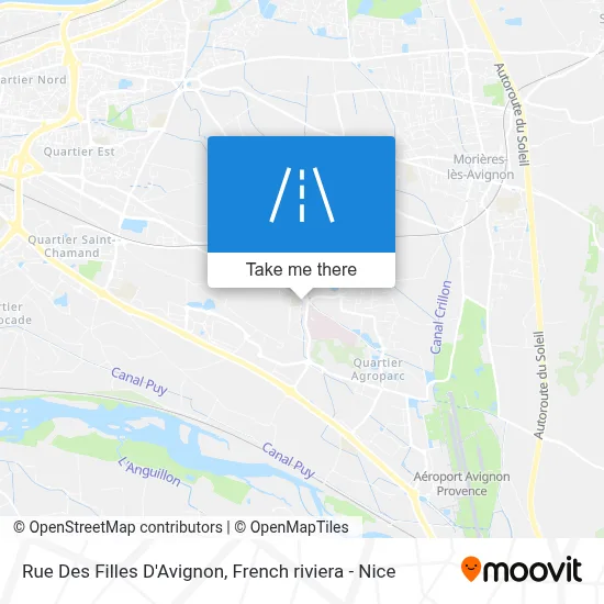 Rue Des Filles D'Avignon map