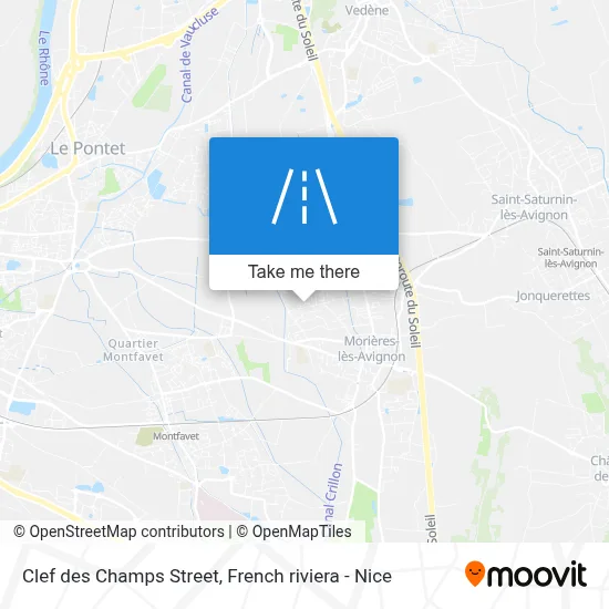 Mapa Rue De La Clef Des Champs