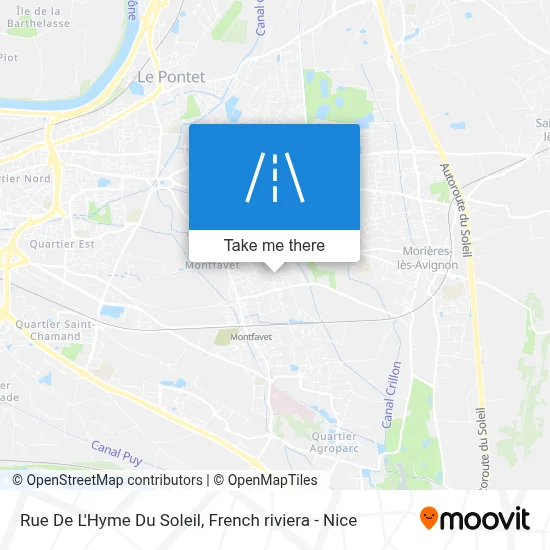 Rue De L'Hyme Du Soleil map