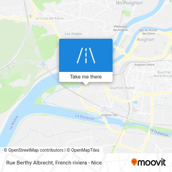 Mapa Rue Berthy Albrecht