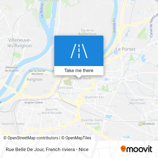 Rue Belle De Jour map