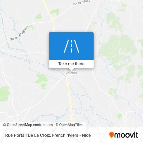 Rue Portail De La Croix map