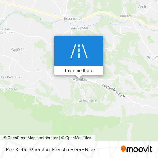 Rue Kleber Guendon map