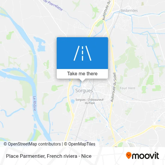 Place Parmentier map