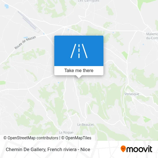 Chemin De Gallery map
