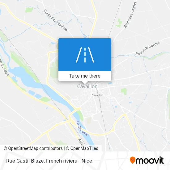 Rue Castil Blaze map