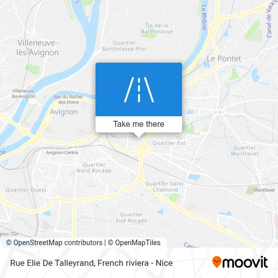Rue Elie De Talleyrand map