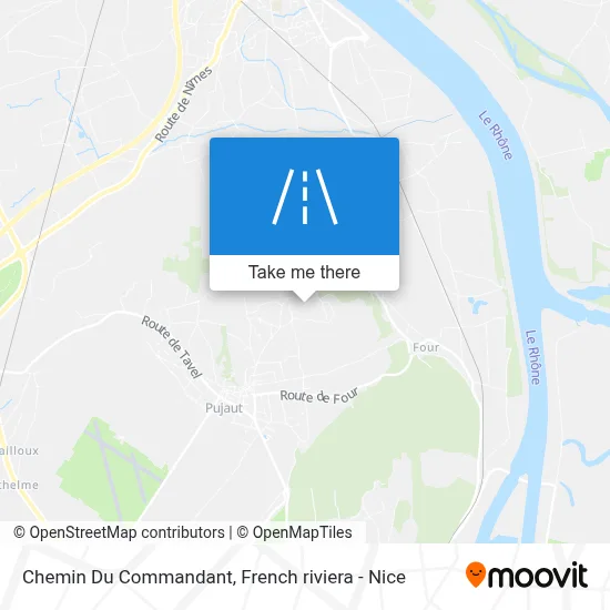 Chemin Du Commandant map