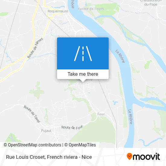 Mapa Rue Louis Croset
