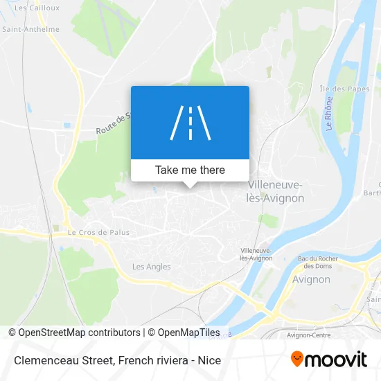 Mapa Rue Clemenceau