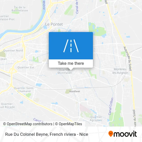 Rue Du Colonel Beyne map