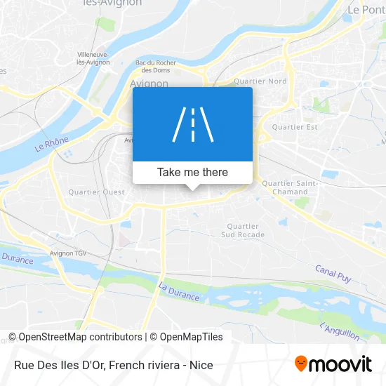Rue Des Iles D'Or map