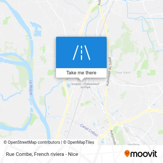 Rue Combe map