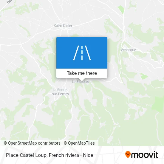 Place Castel Loup map
