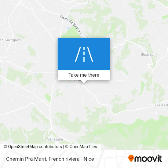 Chemin Pra Marri map