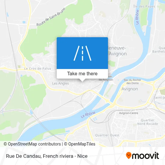 Rue De Candau map