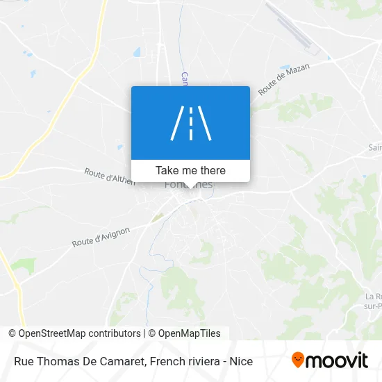Rue Thomas De Camaret map