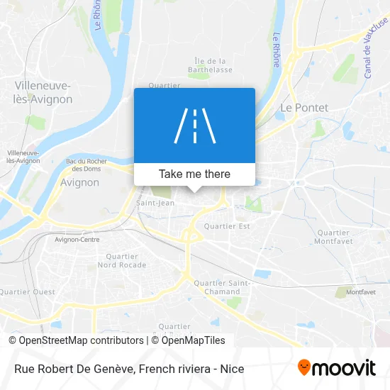 Rue Robert De Genève map