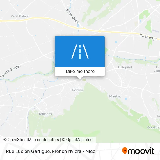 Rue Lucien Garrigue map