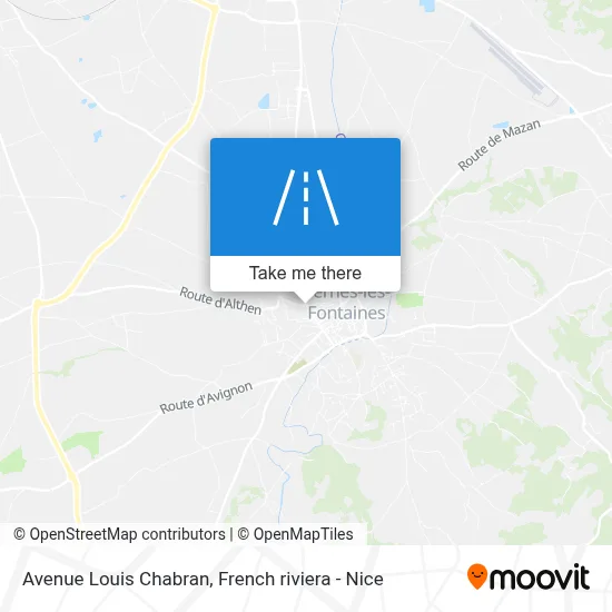 Avenue Louis Chabran map