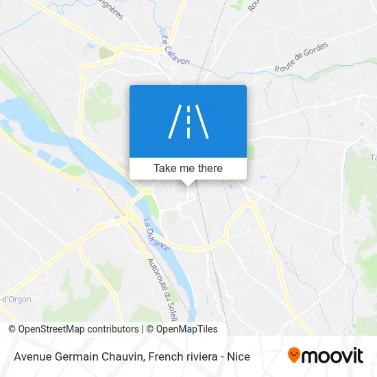 Avenue Germain Chauvin map