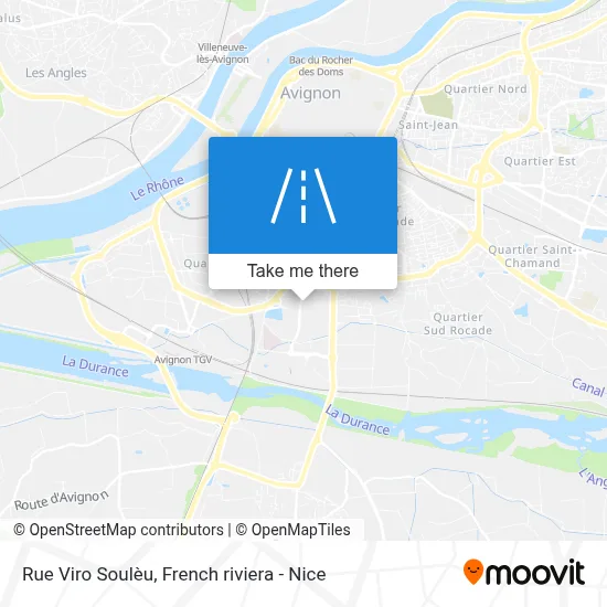 Rue Viro Soulèu map