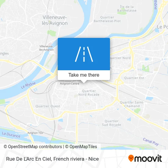 Rue De L'Arc En Ciel map