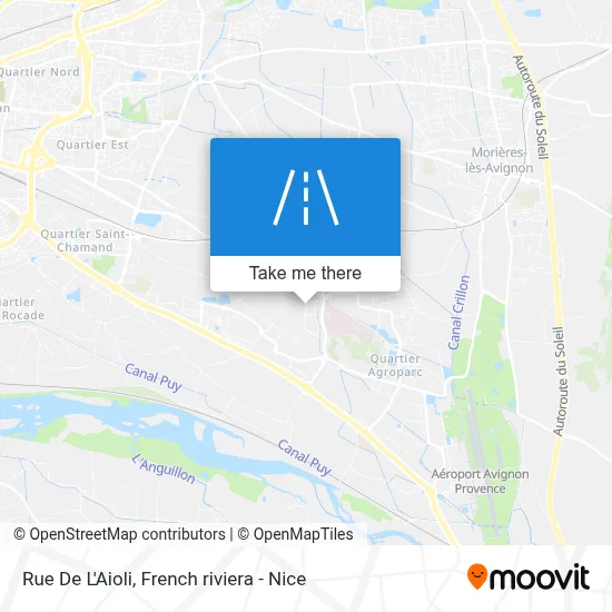 Rue De L'Aioli map