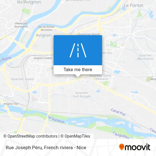 Rue Joseph Péru map