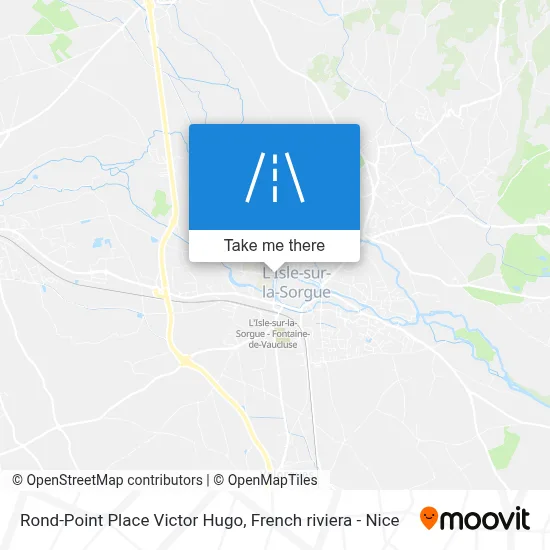 Rond-Point Place Victor Hugo map