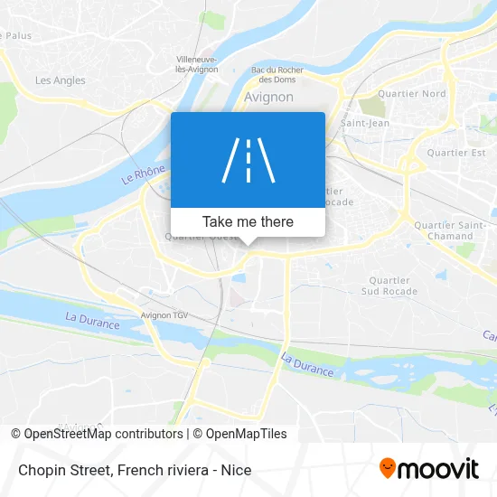 Mapa Rue Chopin