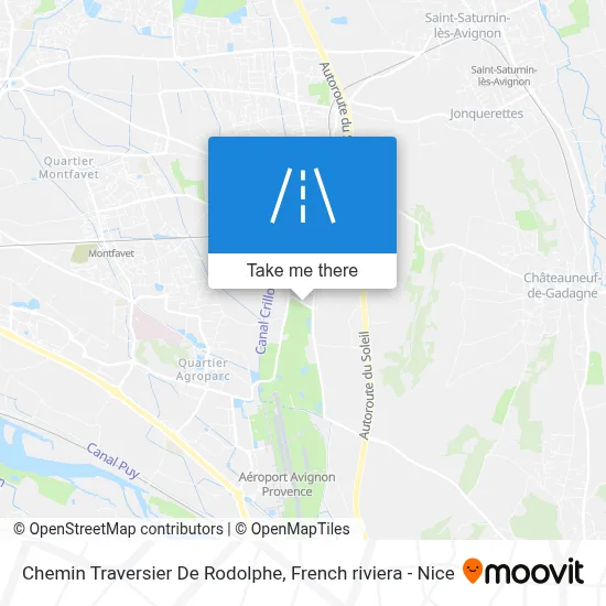 Chemin Traversier De Rodolphe map