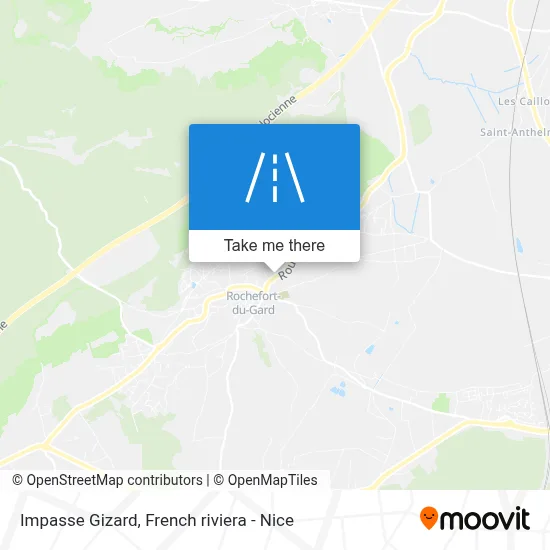 Impasse Gizard map