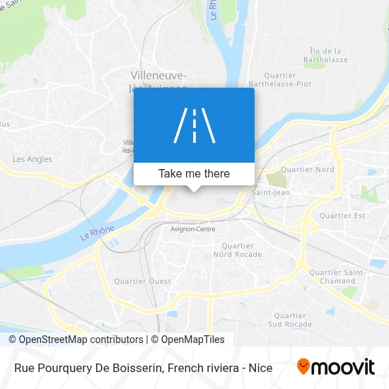 Rue Pourquery De Boisserin map