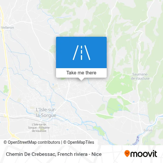 Chemin De Crebessac map