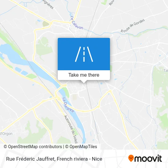 Rue Fréderic Jauffret map
