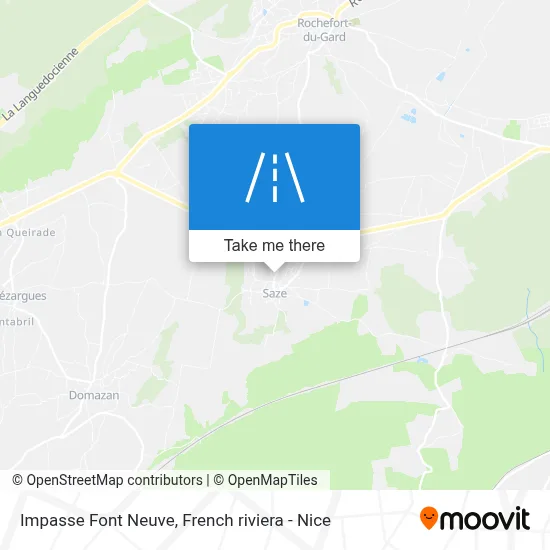Impasse Font Neuve map