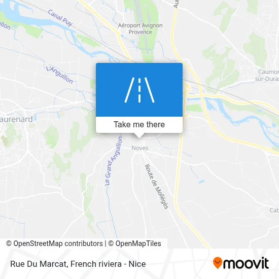 Mapa Rue Du Marcat