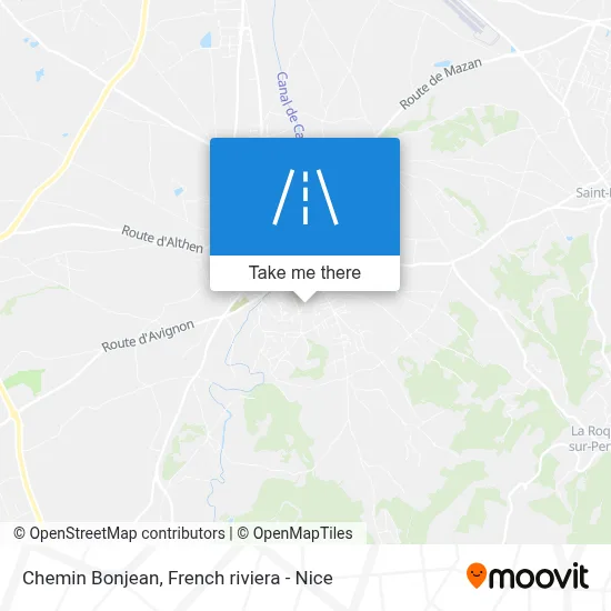 Chemin Bonjean map