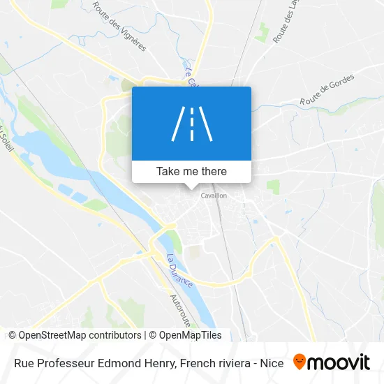 Rue Professeur Edmond Henry map