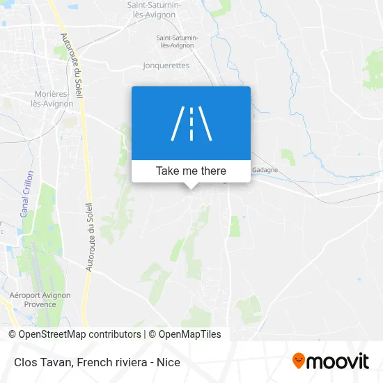 Clos Tavan map
