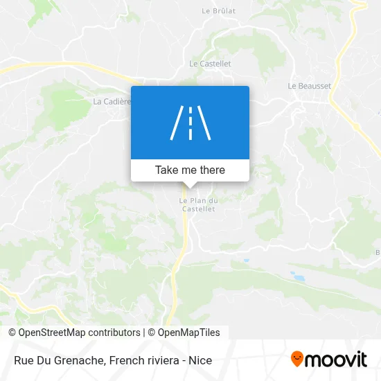 Rue Du Grenache map